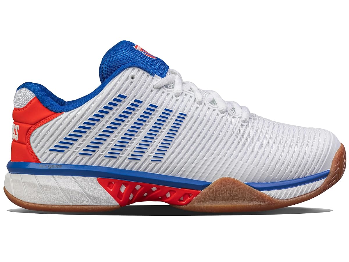 K-Swiss Hypercourt Express 2 White & Red Men's Indoor Court